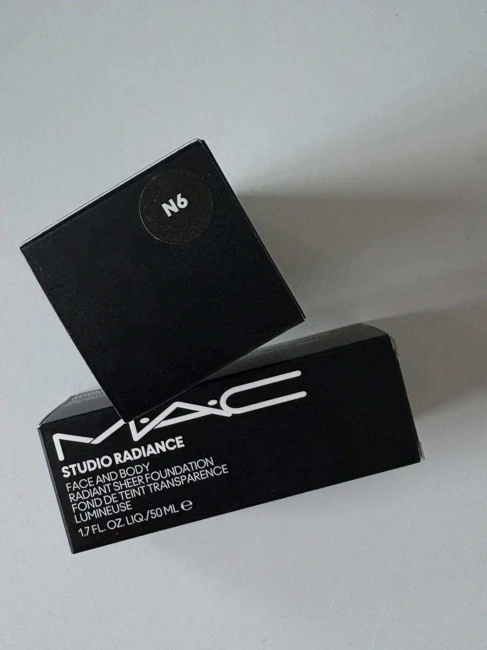 MAC Studio Lot of 2  Radiance Face and Body Radiant Sheer Foundation N6 NEW